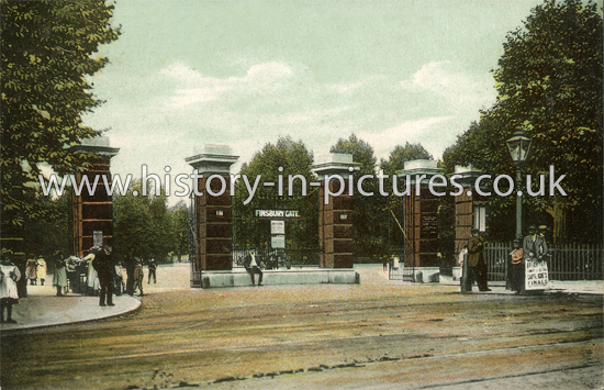 Friern Barnet Road, New Southagte, London. c.1905.